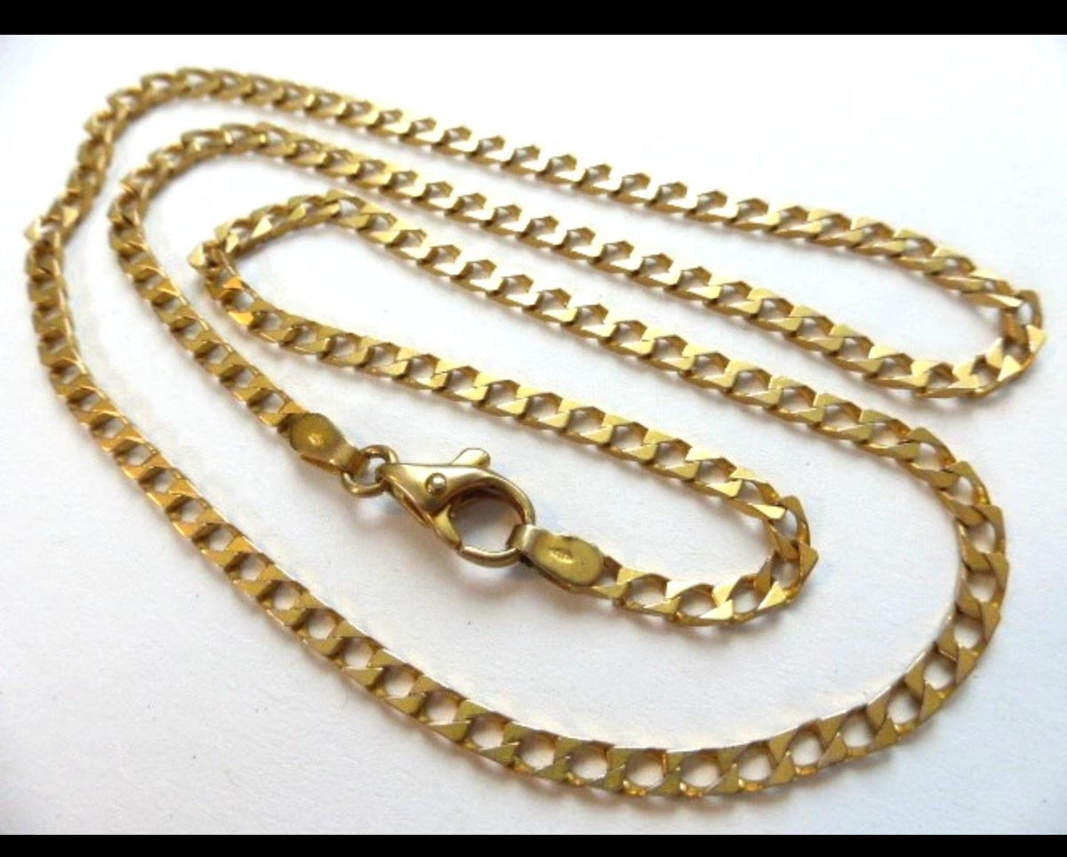 333 Gold Panzerkette 45 cm – Echtgold Halskette 6,35g