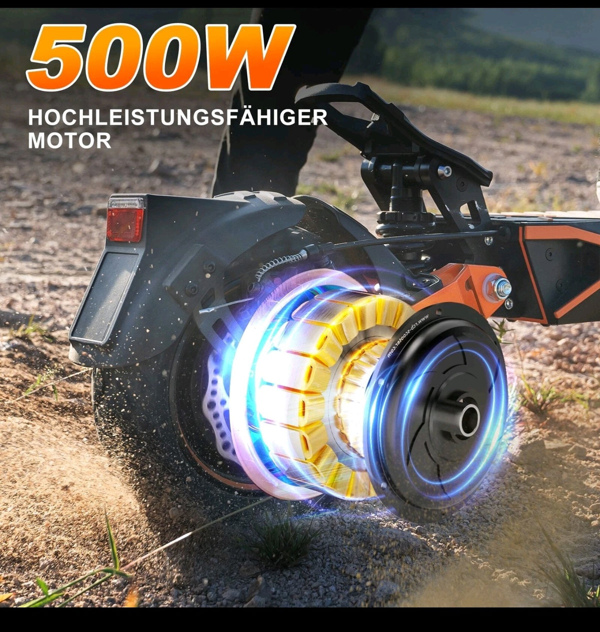 RCB D7 E-Scooter mit Straßenzulassung 500W 48V – bis 140km, 150kg, NEU