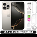 Apple iPhone 16 Pro 1 TB Titan – Schwarz/Weiß/Natur/Gold, XXL Set