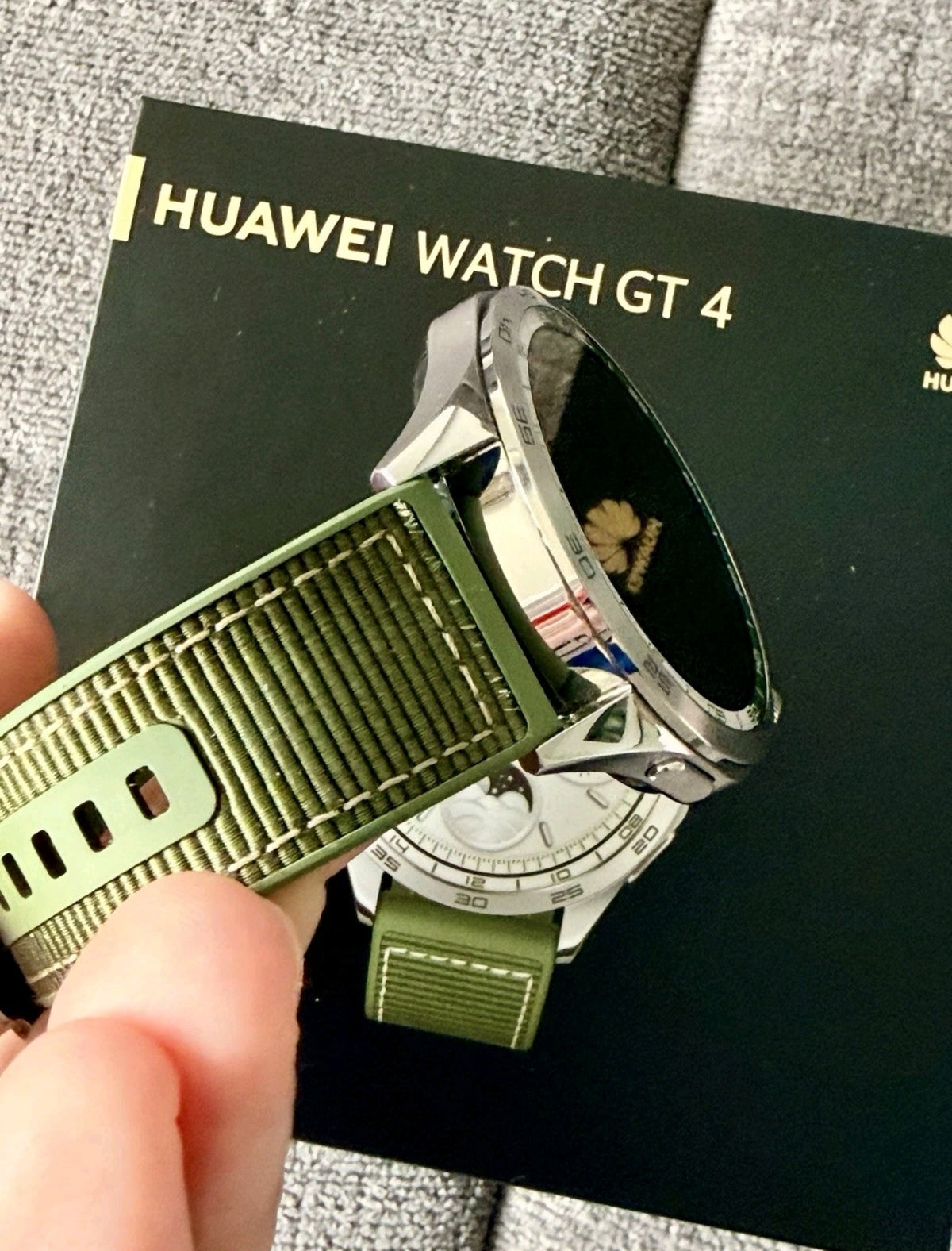 Huawei Watch GT4 46 mm Grün – Smartwatch, GPS, NFC, Neuwertig