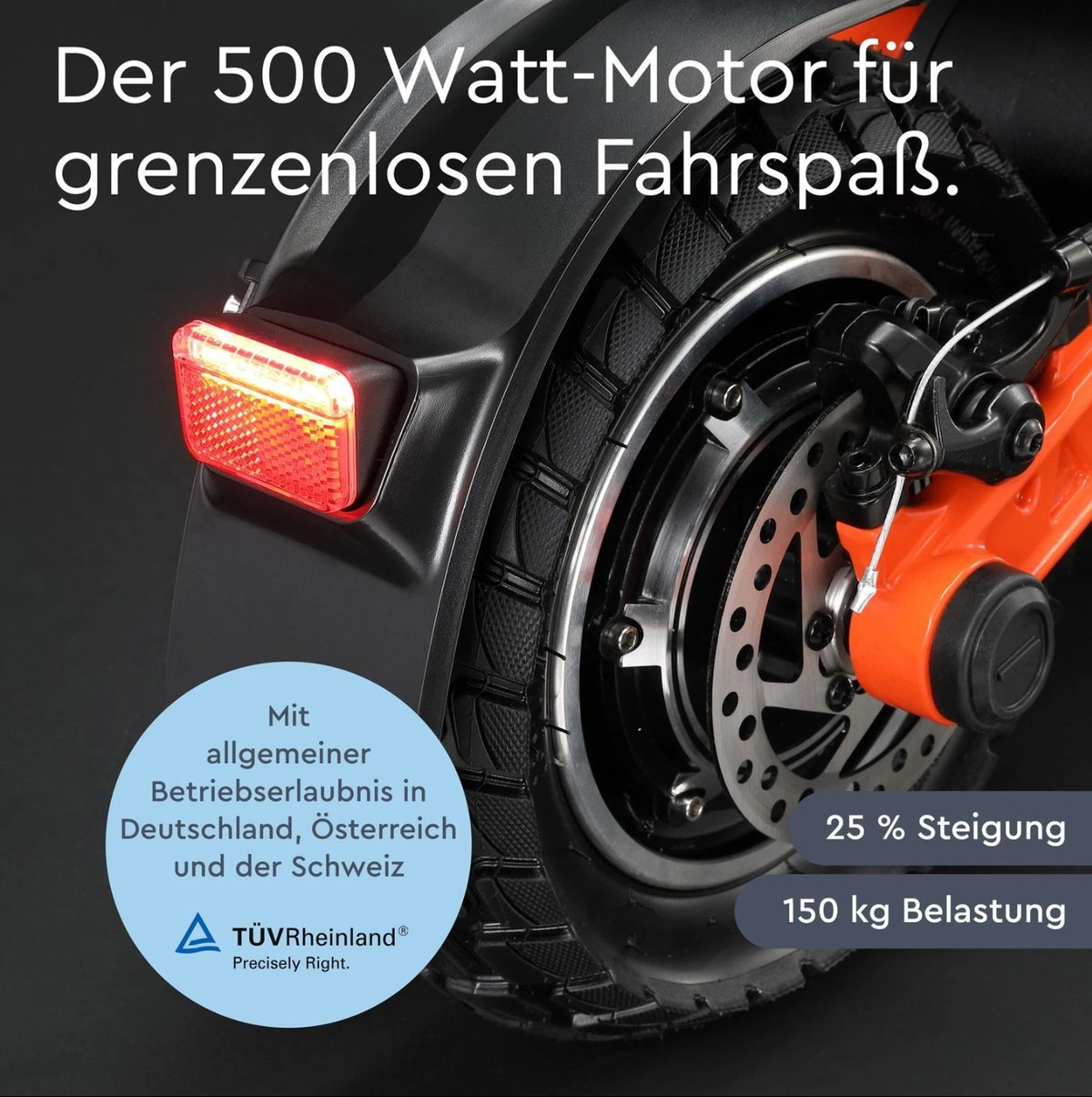 Joyor S5 PRO E-Scooter mit Straßenzulassung 500W Offroad – 150kg, 100km