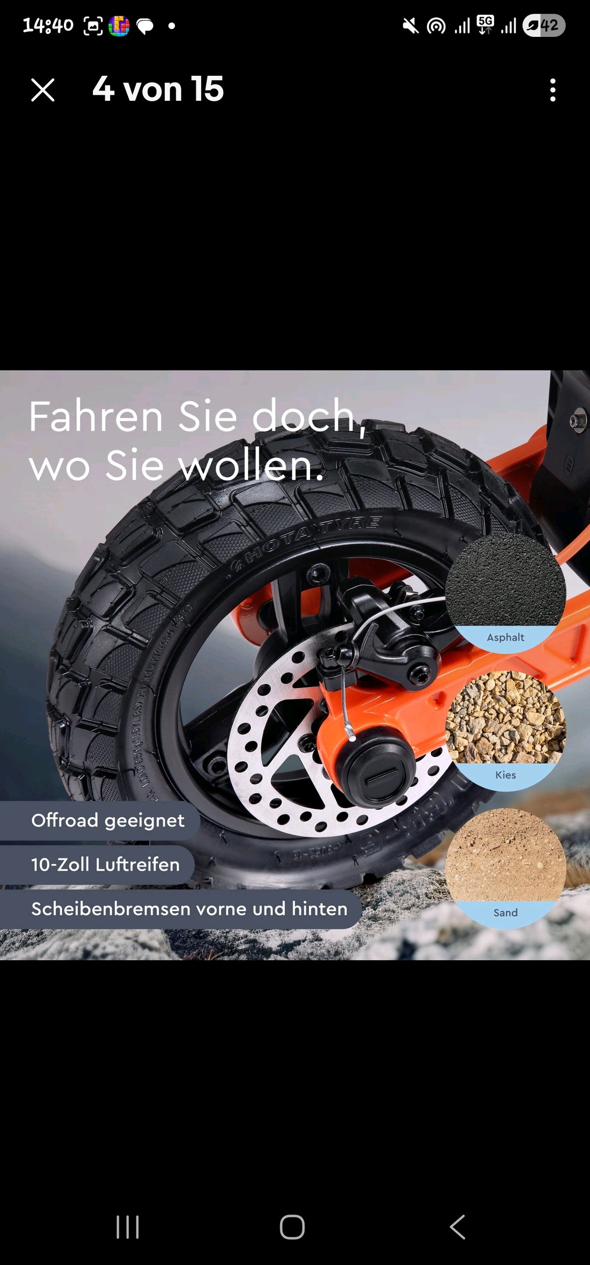 Joyor S5 PRO E-Scooter mit Straßenzulassung 500W Offroad – 150kg, 100km