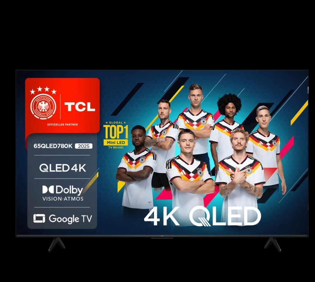 TCL 65QLED780K 65 Zoll QLED 4K Smart TV – Dolby Atmos, Google TV, Alexa